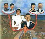 Frida Kahlo Wall Art - Family Tree My Grandparents My Parents and I